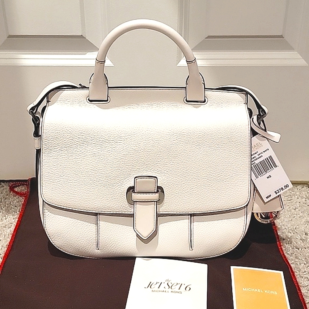 NWT Michael Michael Kors Romy Large Leather Crossbody